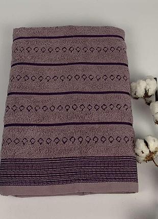 Рушник philippus slow cotton 70х140 timoxa фіолетовий(е847)
