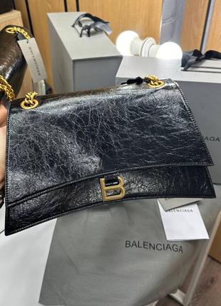 Кожаная сумка в стиле balenciaga