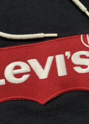 Кофта худи levi’s batwing logo hoodie. оригинал. s4 фото