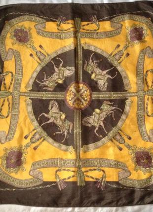 Шелковый платок rené gallet. франция.