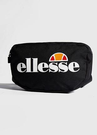 Ellesse delo waist bag black sjd01192 сумка на пояс оригинал унисекс бананка