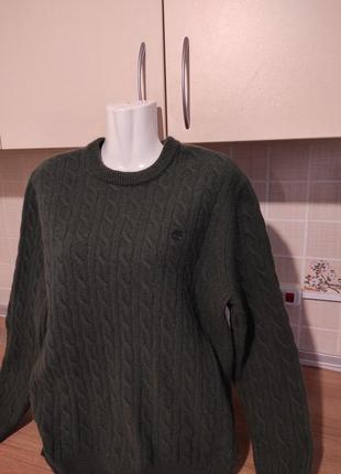 Мужской шерстяной свитер джемпер полувер timberland3 фото
