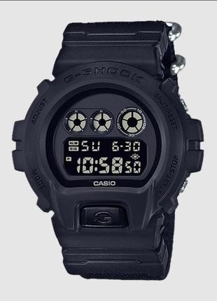 Мужские часы casio g-shock military black dw-6900bn-1dr