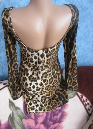 Міні сукня леопардове