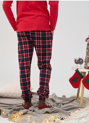 Пижама мужская с штанами новогодняя 144986 фото
