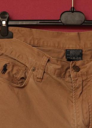 Polo ralph lauren 32/34 брюки из хлопка4 фото