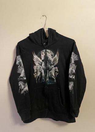 Zip-hoodie wild spiral y2k