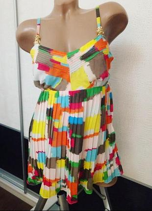 Летняя плиссированная блуза lusy paris