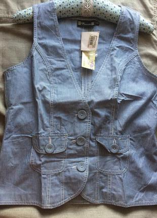 Новый стильный жилет westside в полоску