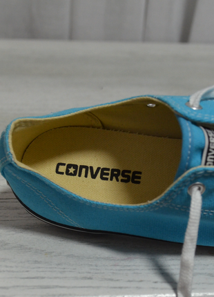 Converse голубі сині кеди оригінал р. 40.5 ідеальний стан8 фото