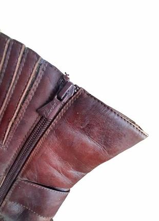 Винтаж кожаные сапожки р 36-39 итальялия шоколадный5 фото