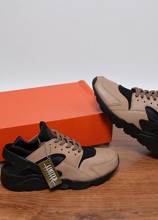 Nike air huarache le toadstool кожаные кроссовки оригинал dh8143-200