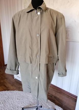 Весенняя курточка на подкладке, размер 52-54.1 фото