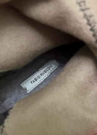 Шикарные сапоги ботфорты из натуральной замши fabio rusconi5 фото