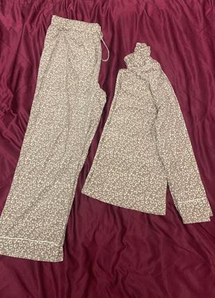 Пижама комплект кофта и штаны теплая мягкая5 фото