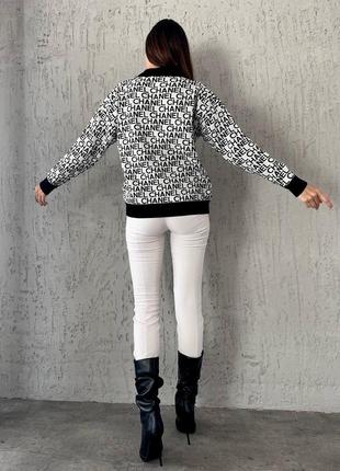 Женский премиум свитер chanel стильный качественный2 фото