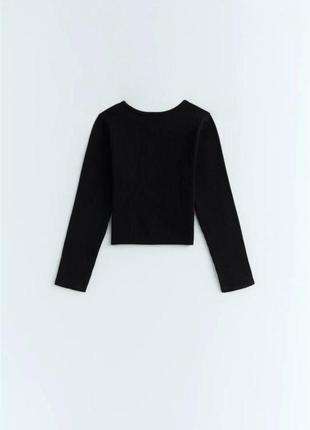 Топ в рубчик zara 3