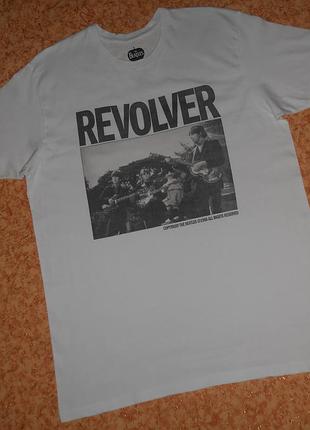 Футболка the beatles/альбом revolver/рок мерч