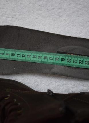 Кожаные утепленные ботинки полусапоги salvador boots р. 40 на р. 418 фото