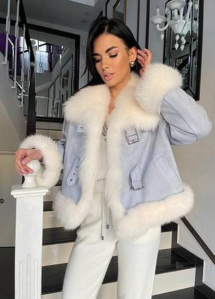 Дубленка люкс