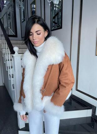 Дубленка люкс