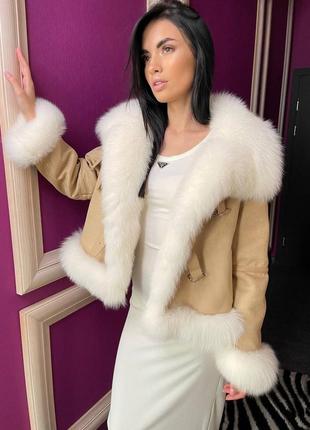 Дубленка люкс