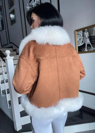 Дубленка люкс
