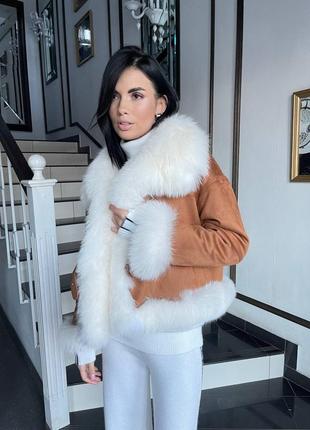 Дубленка люкс