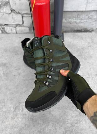 Зимние ботинки military force утепленные свинца4 фото