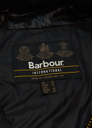 Barbour international шикарная куртка пуховик из новых коллекций оригинал7 фото