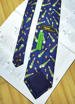 Alynn производство сша шелковый галстук с оригинальным принтом🍾🍾🍾4 фото