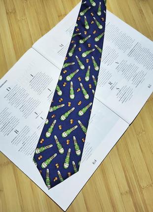 Alynn производство сша шелковый галстук с оригинальным принтом🍾🍾🍾2 фото