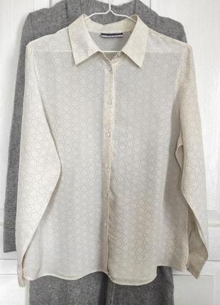 Amanda smith 100% шовк стильна блуза cos marc cain peserico sandro franchi стиль