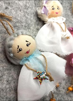 Лялечка текстильна декоративна інтер'єрна підвіска5 фото