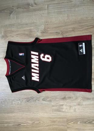 Чоловіча баскетбольна джерсі adidas miami heat