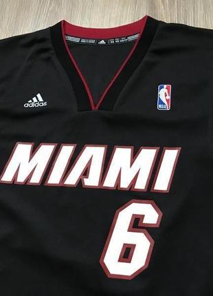 Мужская баскетбольная джерси adidas miami heat3 фото