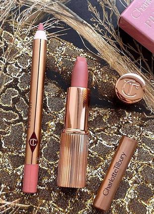 Набір charlotte tilbury
mini pillow talk lipstick & liner set10 фото