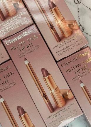 Набір charlotte tilbury
mini pillow talk lipstick & liner set