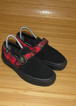 Кеди vans style 47 creeper 'tartan'3 фото