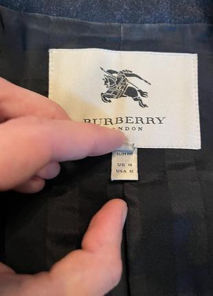Burberry шерсть + кашемир укороченное пальто от премиум бренда4 фото