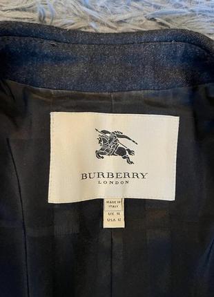 Burberry шерсть + кашемир укороченное пальто от премиум бренда2 фото