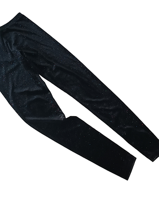 Чорні лосини tu легінси з блискітками на дівчинку 13-14 р.