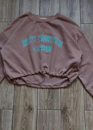 Толтовка оверсайз, спущений плечовий шов, ідеальний стан, низ регулюється