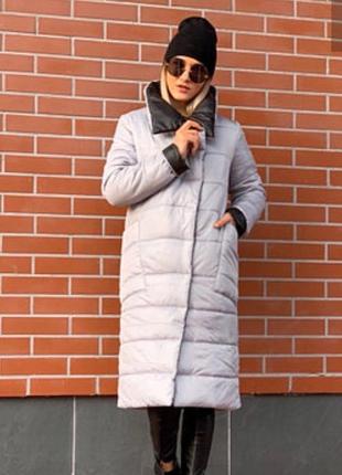 Зимнее женское пальто{одеяло}2 фото