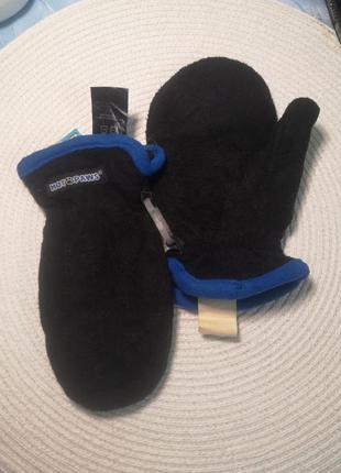 Флісові рукавички на 4-6 років рукавиці перчатки фліс варюжки варежки