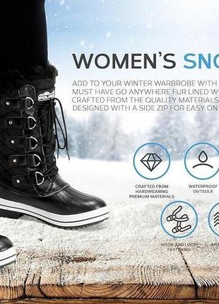 Снегоходы сноубутсы polar women´s winter snow boot8 фото