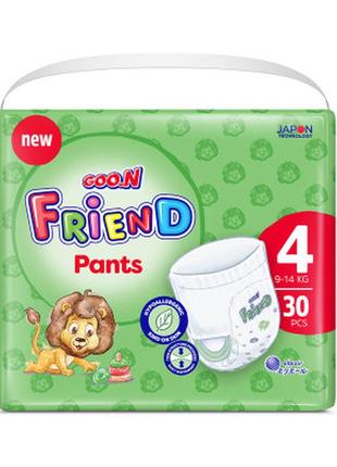 Подгузники goo.n friend размер 4 (9-14 кг) 30 шт (8697404380610) (f1010117-001)