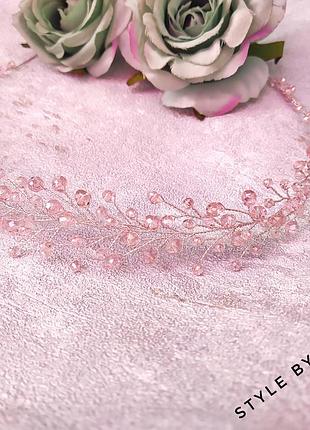 Вінок ніжно рожевий