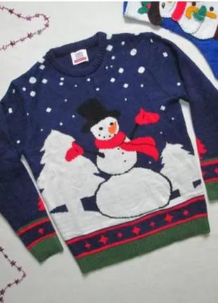Новогодний свитер снеговик ⛄1 фото
