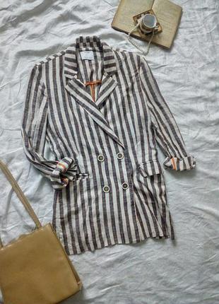 Пиджак женский коттоновый от бренда bershka 💕